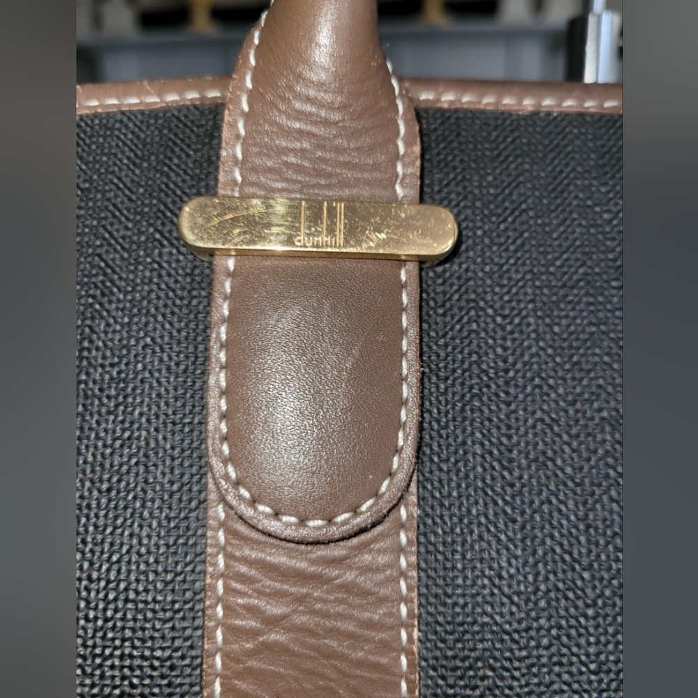 Dunhill Elegant Black and Brown Bag - Picture 7 of 11